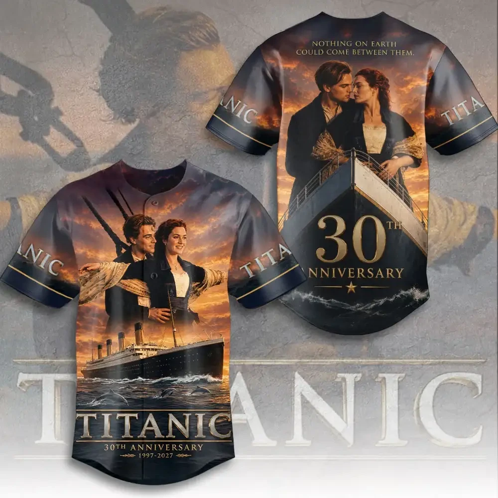 Titanic 30th Anniversary Baseball Jersey Jack And Rose Movie Titanic Merch Gifts For Friends 1 - Unicasport Titanic 30th Anniversary Baseball Jersey Jack And Rose Movie Titanic Merch Gifts For Friends