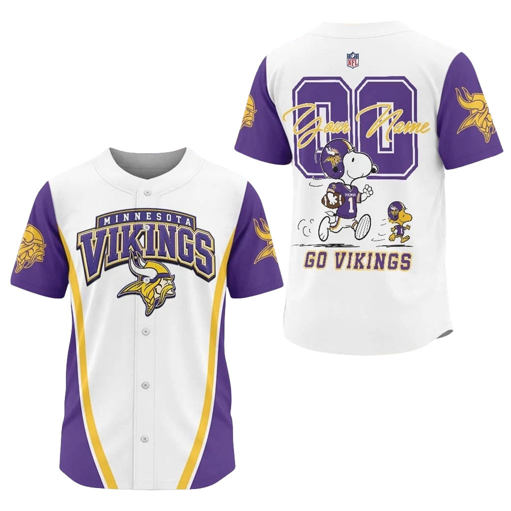 Personalized Minnesota Vikings X Snoopy Ultimate Game Day Jersey MN Vikings Merch Fan Gifts 1 - Unicasport Personalized Minnesota Vikings X Snoopy Ultimate Game Day Jersey MN Vikings Merch Fan Gifts