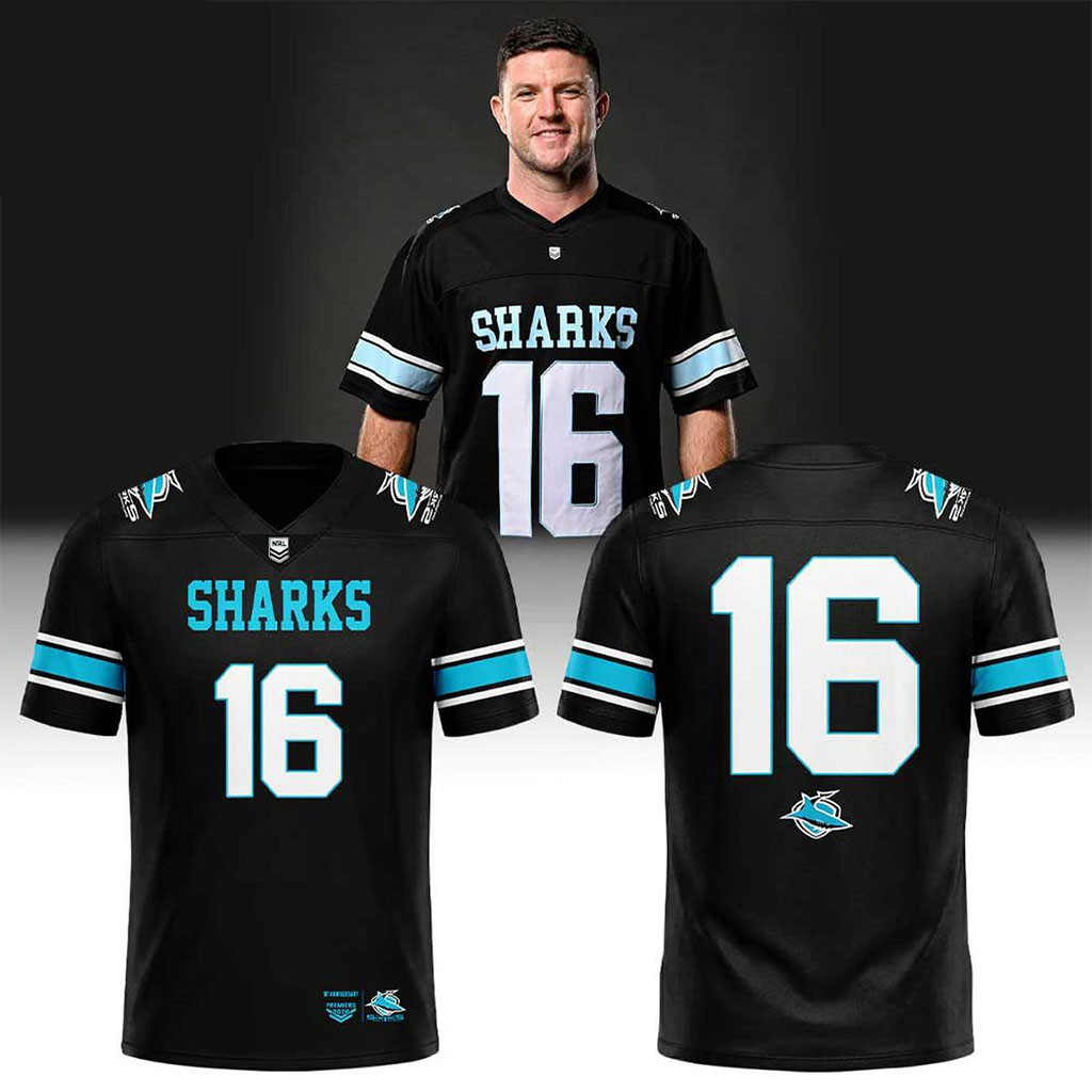 Cronulla Sharks 2026 Premiers Anniversary Range Football Jersey Cronulla Sharks Merch Fan Gifts 1 - Unicasport Cronulla Sharks 2026 Premiers Anniversary Range Football Jersey Cronulla Sharks Merch Fan Gifts