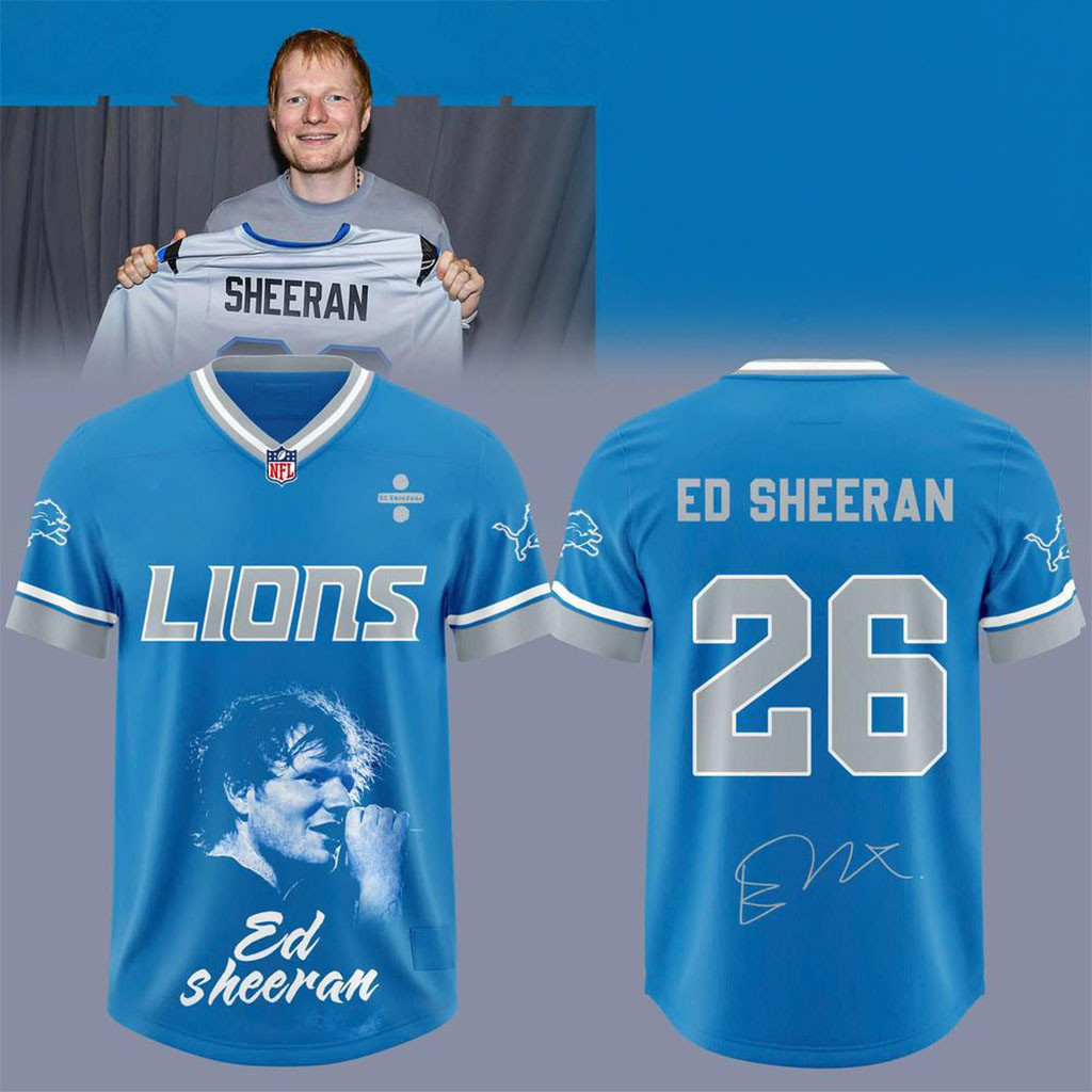 Detroit Lions X Ed Sheeran 2026 Football Jersey Detroit Lions Merch Football Gifts For Him 1 - Unicasport Detroit Lions X Ed Sheeran 2026 Football Jersey Detroit Lions Merch Football Gifts For Him