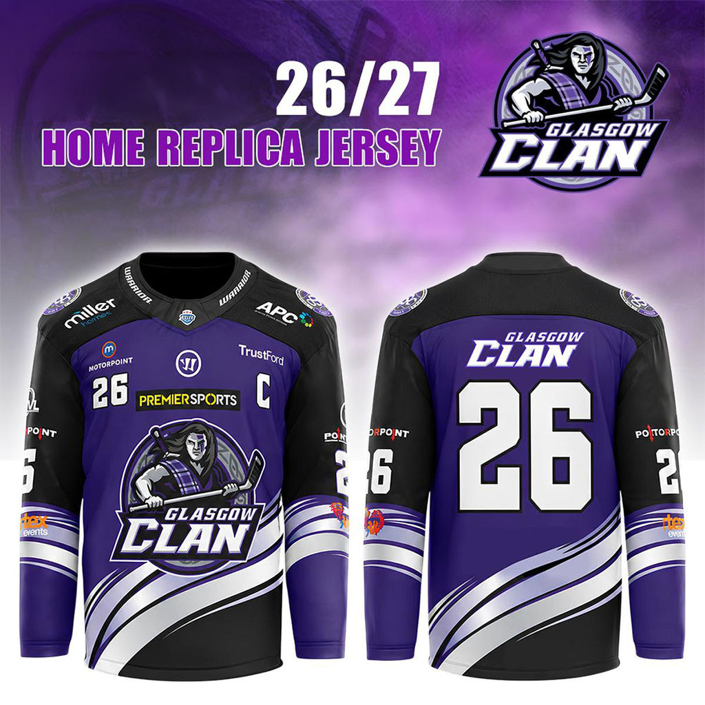 Glasgow Clan Season 2026 27 Replica Hockey Jersey Glasgow Clan Merch Gift For Hockey Lovers 1 - Unicasport Glasgow Clan Season 2026 27 Replica Hockey Jersey Glasgow Clan Merch Gift For Hockey Lovers