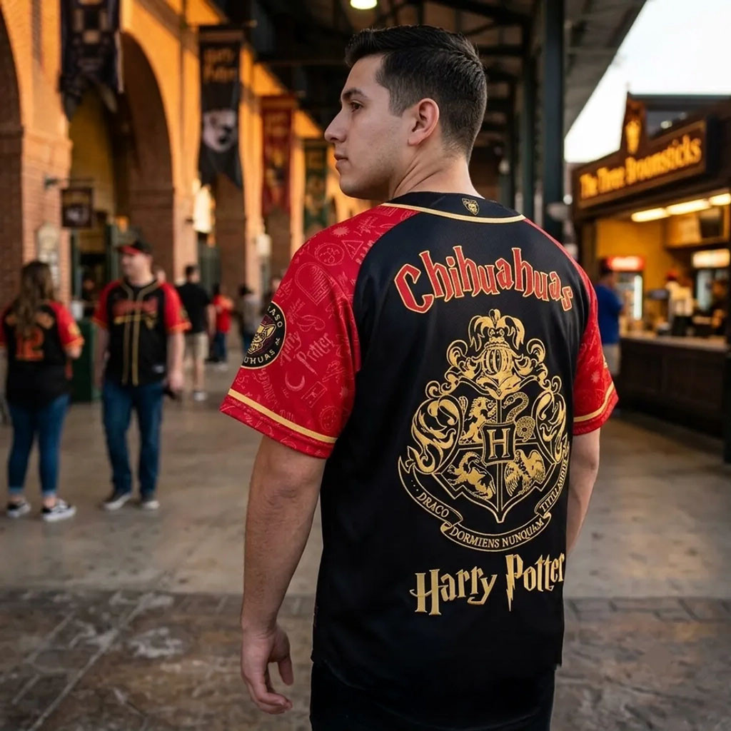 El Paso Chihuahuas X Harry Potter Hogwarts Crest Baseball Jersey El Paso Chihuahuas Merch 1 - Unicasport El Paso Chihuahuas X Harry Potter Hogwarts Crest Baseball Jersey El Paso Chihuahuas Merch