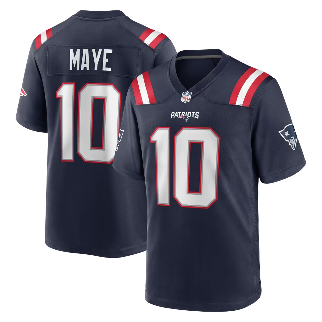 #10 Drake Maye Jersey Shirt New England Patriots Merch 2026 NE Patriots Player Game Jersey Gift 1 - Unicasport #10 Drake Maye Jersey Shirt New England Patriots Merch 2026 NE Patriots Player Game Jersey Gift