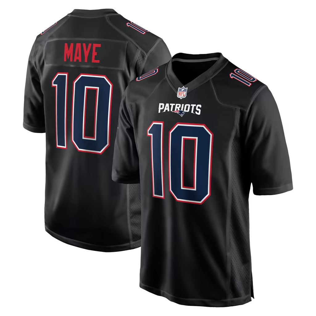 Drake Maye Jersey Shirt New England Patriots Merch #10 NE Patriots Fashion Game Jersey Black 1 - Unicasport Drake Maye Jersey Shirt New England Patriots Merch #10 NE Patriots Fashion Game Jersey Black