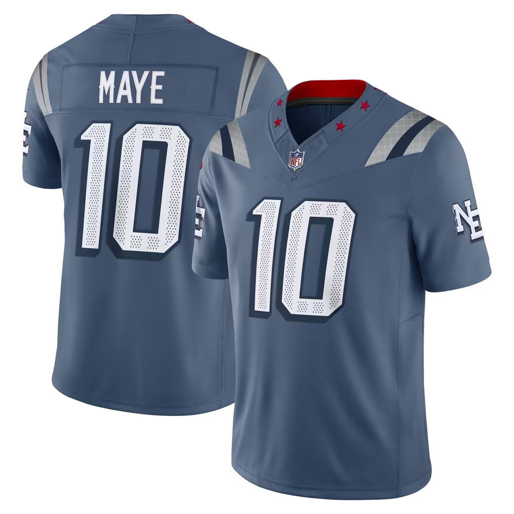 #10 Drake Maye Jersey Shirt New England Patriots Merch 2026 NFL Rivalries Jersey Gift For Fans 1 - Unicasport #10 Drake Maye Jersey Shirt New England Patriots Merch 2026 NFL Rivalries Jersey Gift For Fans