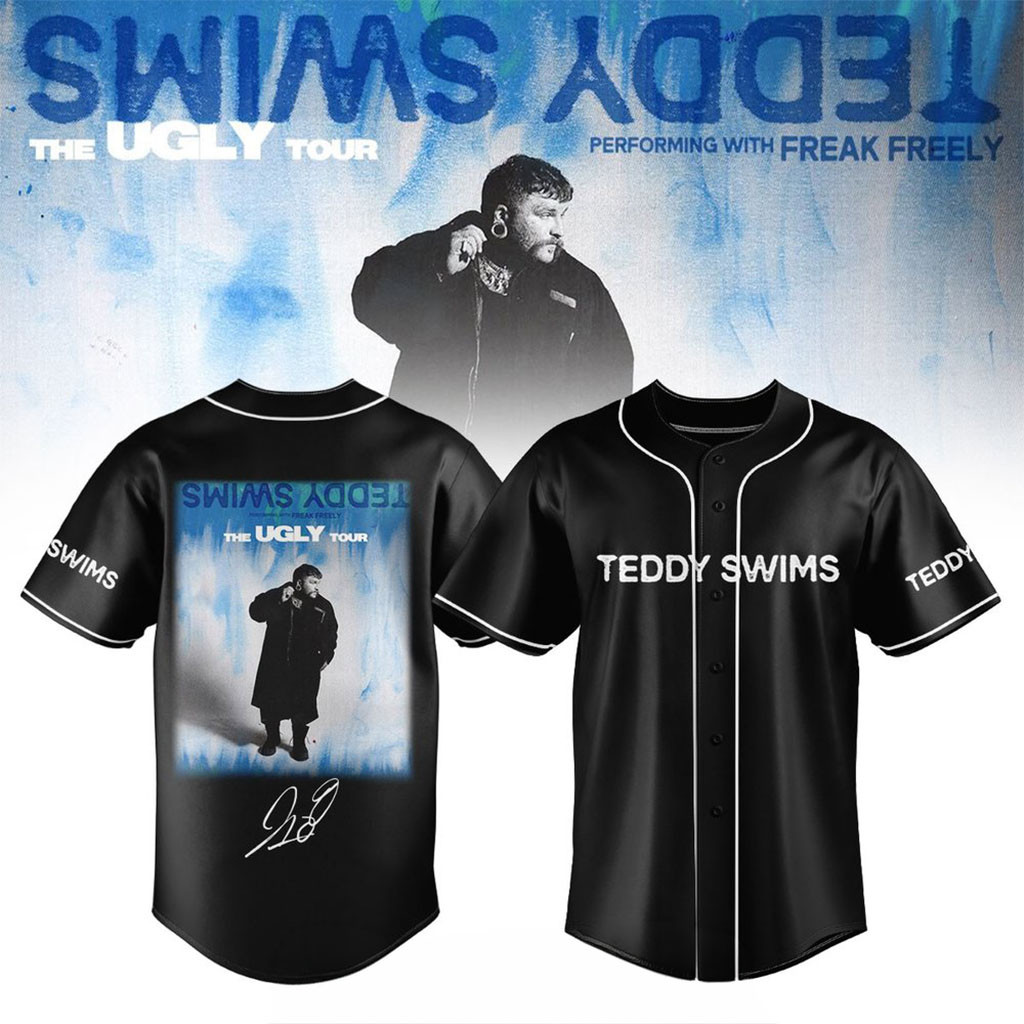 Teddy Swims The Ugly Tour 2026 Special Baseball Jersey Teddy Swims Merch Fans Gifts 1 - Unicasport Teddy Swims The Ugly Tour 2026 Special Baseball Jersey Teddy Swims Merch Fans Gifts