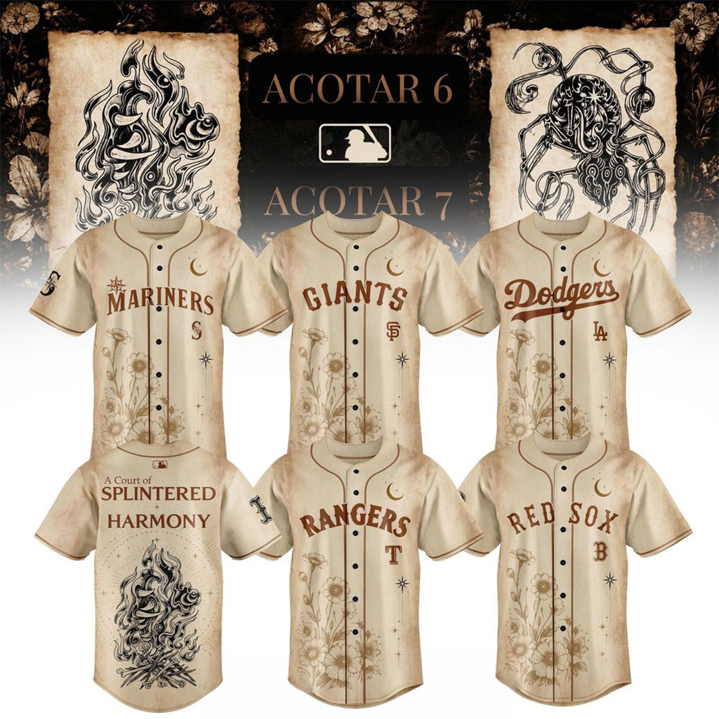 Baseball All Teams X Sarah J Maas A Court Of Thorns and Roses Baseball Jersey Fan Merch 2026 1 - Unicasport Baseball All Teams X Sarah J Maas A Court Of Thorns and Roses Baseball Jersey Fan Merch 2026