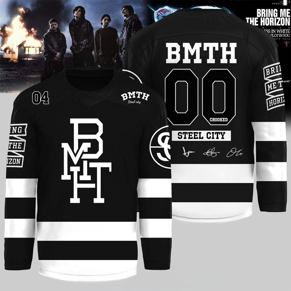 Personalized Bring Me The Horizon Signed Hockey Jersey BMTH Merch Present For Rock Band Fans 1 - Unicasport Personalized Bring Me The Horizon Signed Hockey Jersey BMTH Merch Present For Rock Band Fans