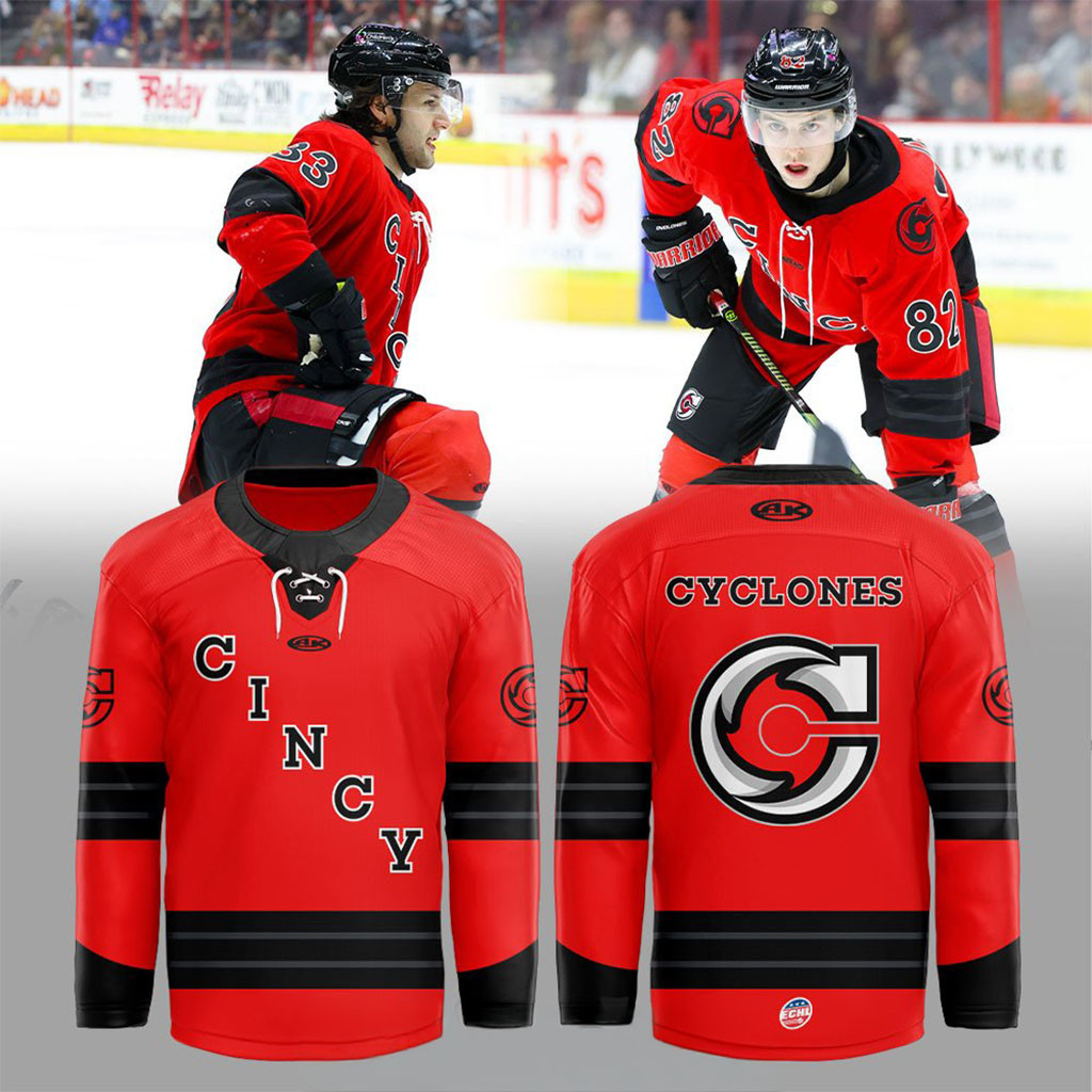 Cincinnati Cyclones 2025 2026 Red Game Hockey Jersey Cincinnati Cyclones Merch Gift For Fans 1 - Unicasport Cincinnati Cyclones 2025 2026 Red Game Hockey Jersey Cincinnati Cyclones Merch Gift For Fans