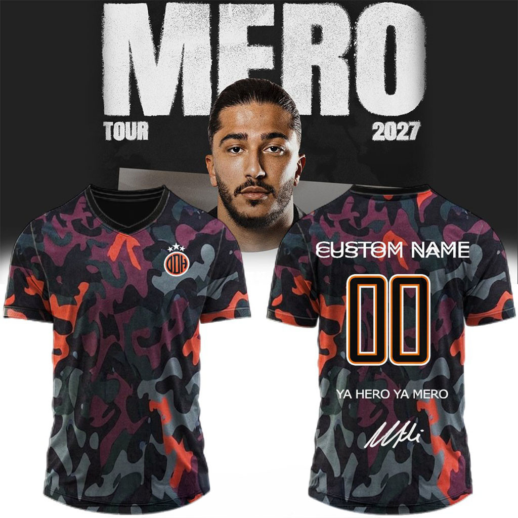 Personalized Mero Tour 2027 Football Jersey Ya Hero Ya Mero Jersey Mero Merch Rap Fan Gifts 1 - Unicasport Personalized Mero Tour 2027 Football Jersey Ya Hero Ya Mero Jersey Mero Merch Rap Fan Gifts