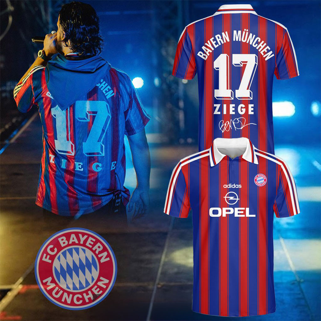 RAF Camora And Bonez MC Vintage Bayern Munich Jersey Polo German Rap Football Apparel For Fans 1 - Unicasport RAF Camora And Bonez MC Vintage Bayern Munich Jersey Polo German Rap Football Apparel For Fans
