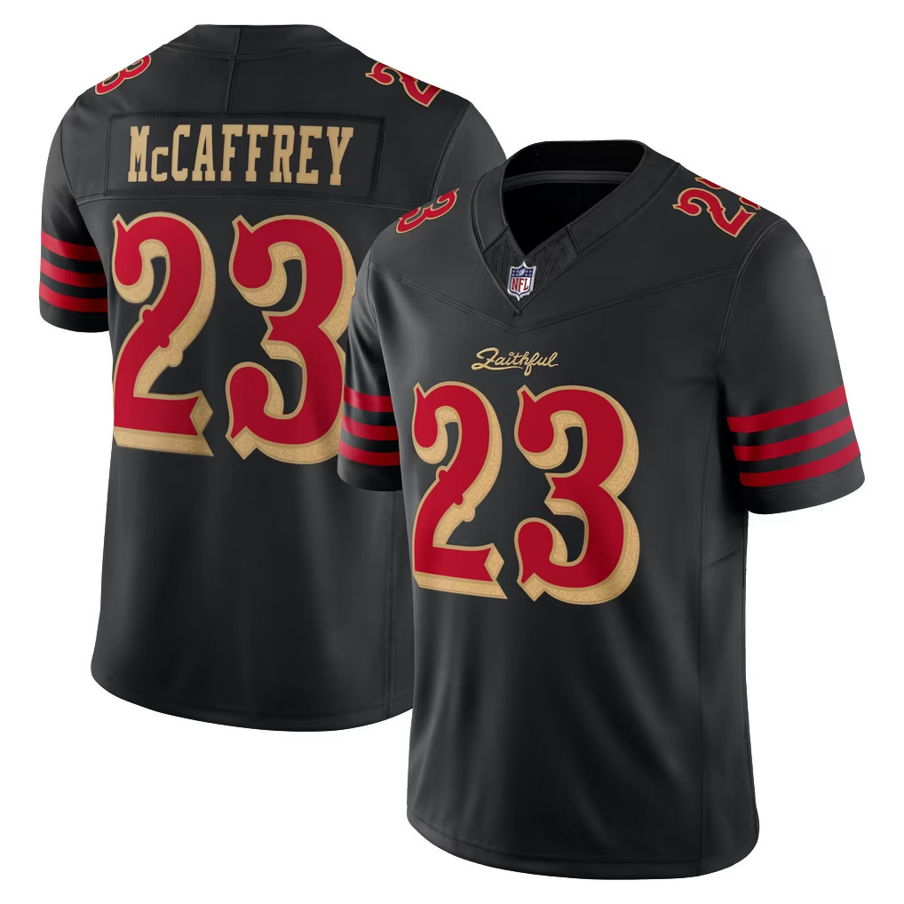 Christian McCaffrey #23 SF 49ers Rivalries Collection Jersey San Francisco 49ers Merch 2026 1 - Unicasport Christian McCaffrey #23 SF 49ers Rivalries Collection Jersey San Francisco 49ers Merch 2026
