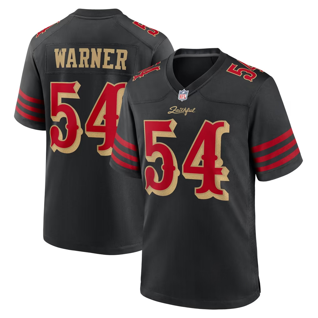 Fred Warner #54 SF 49ers Rivalries Collection Game Black Jersey San Francisco 49ers Merch 2026 1 - Unicasport Fred Warner #54 SF 49ers Rivalries Collection Game Black Jersey San Francisco 49ers Merch 2026