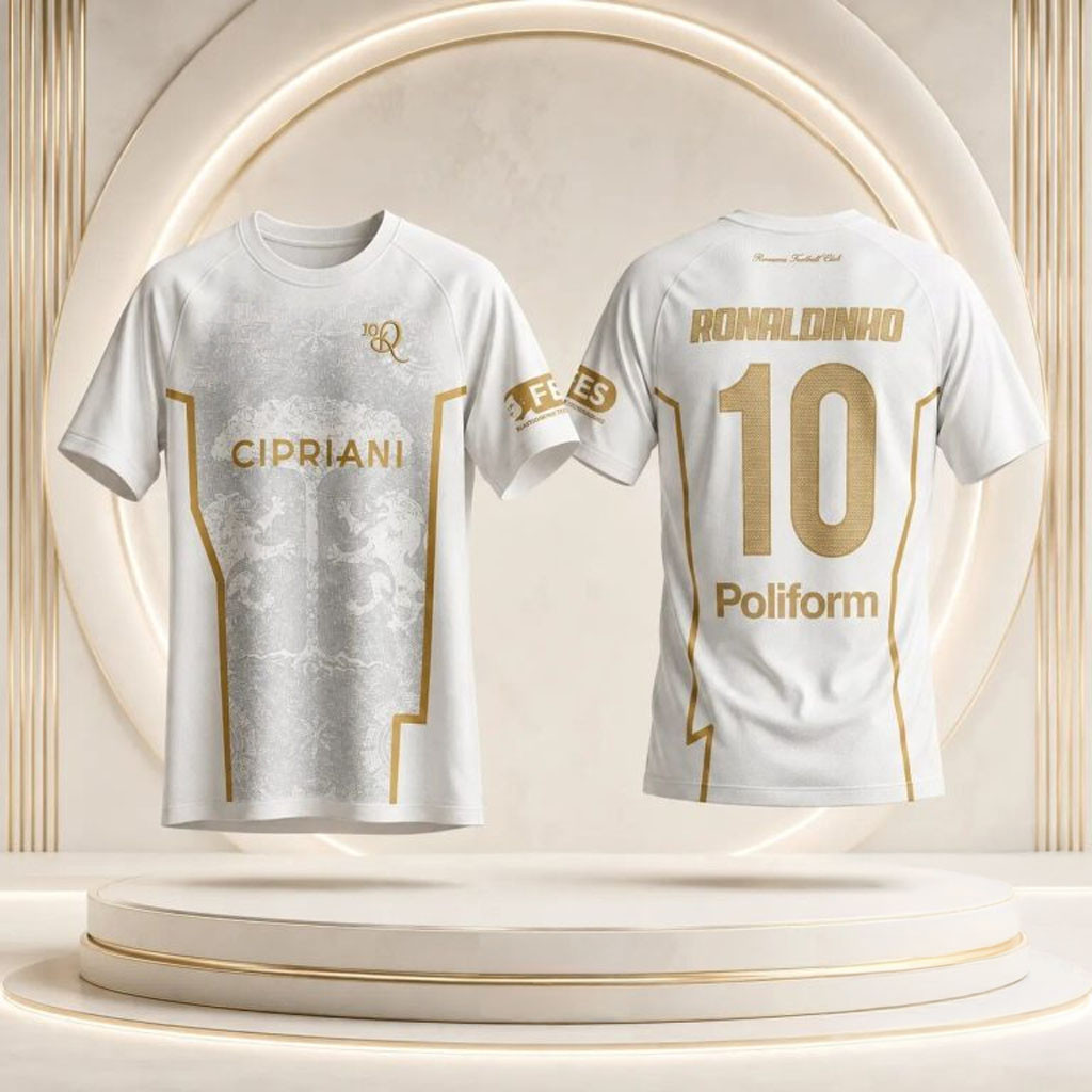 Ravenna FC 2026-27 Ronaldinho 10 Tribute Football Jersey Ravenna FC Merch Fans Gifts 1 - Unicasport Ravenna FC 2026-27 Ronaldinho 10 Tribute Football Jersey Ravenna FC Merch Fans Gifts