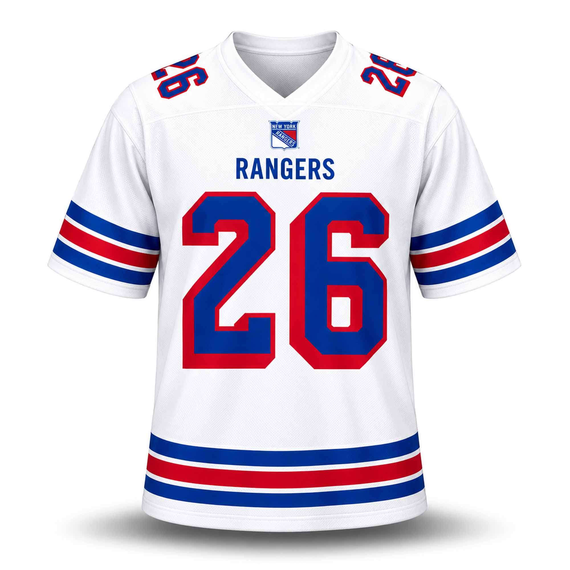 2026 NY Rangers Football Jersey Game Day Outfits NY Rangers Merch Present For Hockey Lovers 1 - Unicasport 2026 NY Rangers Football Jersey Game Day Outfits NY Rangers Merch Present For Hockey Lovers