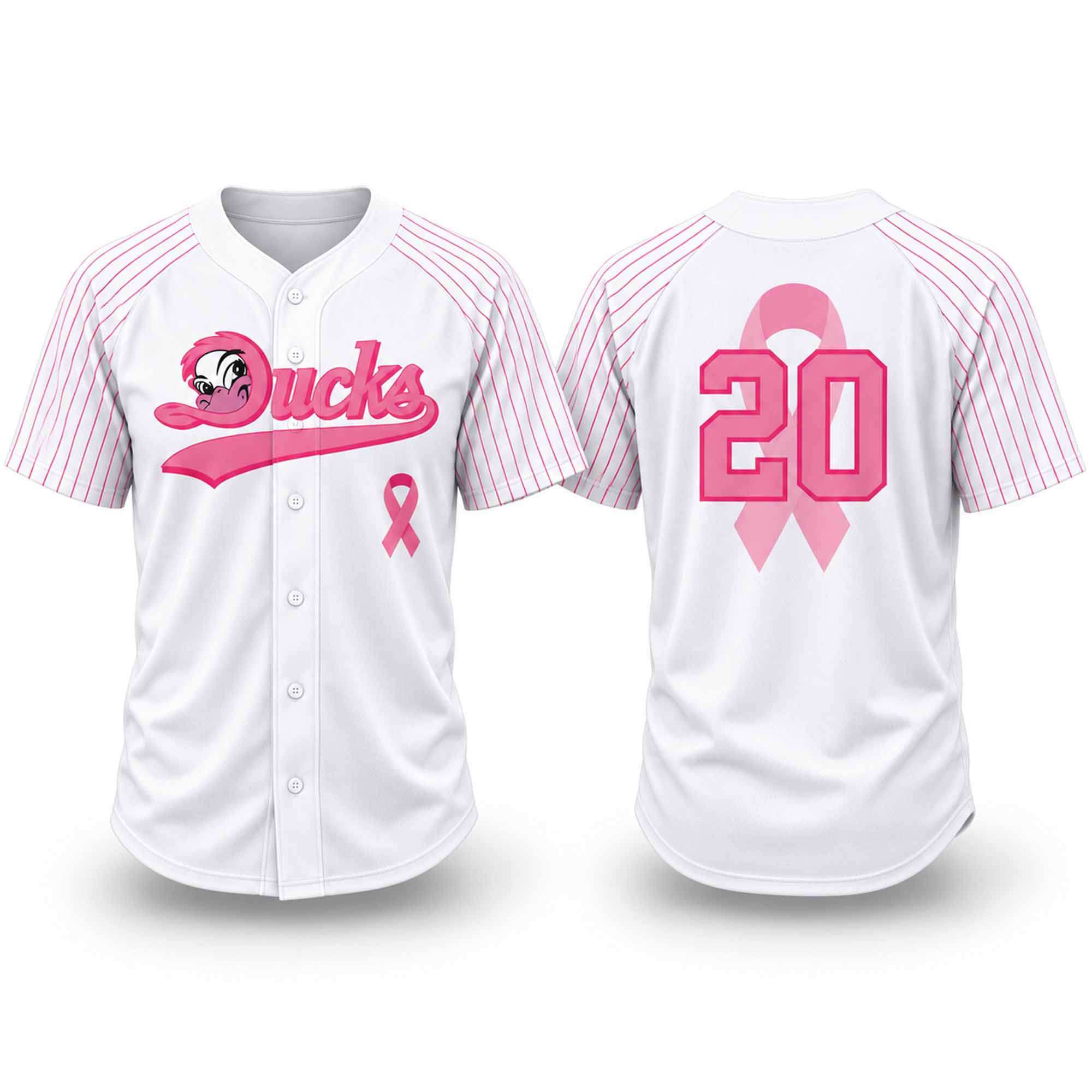 Long Island Ducks Breast Cancer Awareness Jersey Long Island Ducks Merch Cancer Fighter Gifts 1 - Unicasport Long Island Ducks Breast Cancer Awareness Jersey Long Island Ducks Merch Cancer Fighter Gifts
