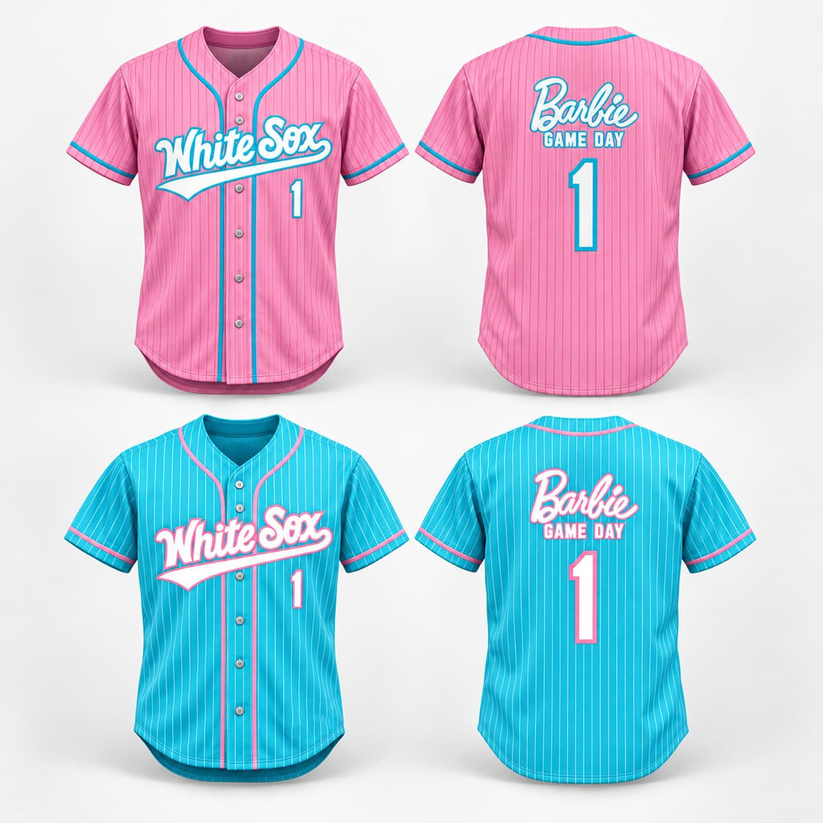 White Sox Barbie Game Day Jersey 2026 Chicago White Sox Merch Gifts For Baseball Fans 1 - Unicasport White Sox Barbie Game Day Jersey 2026 Chicago White Sox Merch Gifts For Baseball Fans