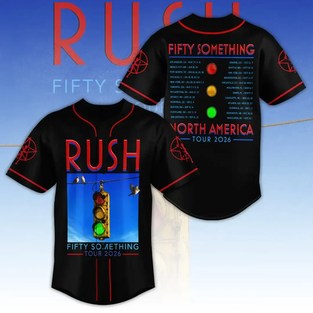 Rush Fifty Something Tour 2026 Baseball Jersey RUSH Band Merch Cool Gift For Music Lover 1 - Unicasport Rush Fifty Something Tour 2026 Baseball Jersey RUSH Band Merch Cool Gift For Music Lover