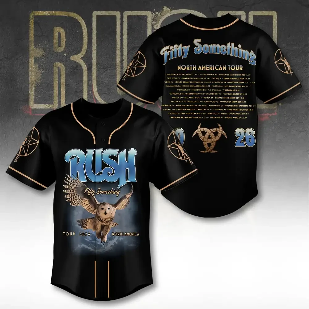 Rush Fifty Something Tour 2026 North American Baseball Jersey RUSH Band Merch Fan Gifts 1 - Unicasport Rush Fifty Something Tour 2026 North American Baseball Jersey RUSH Band Merch Fan Gifts
