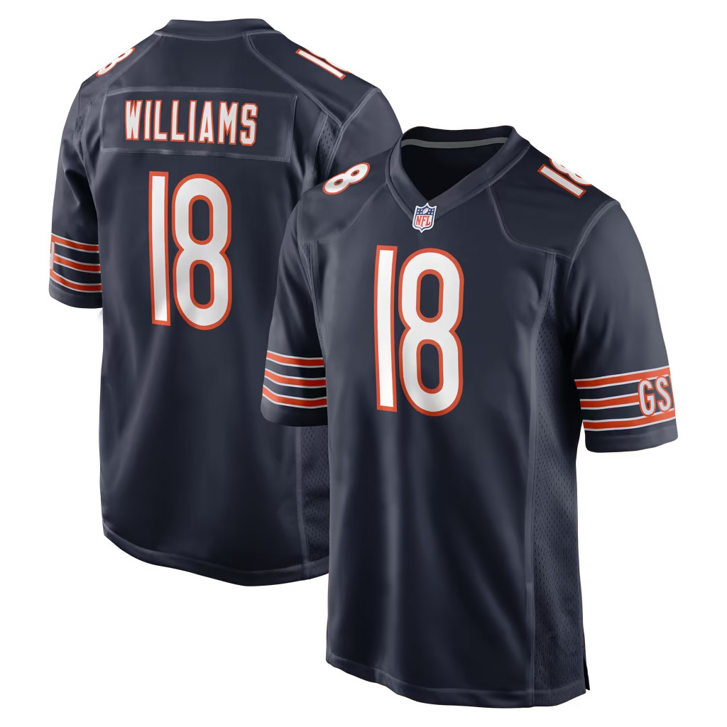 Caleb Williams Merch 2026 Chicago Bears Caleb Williams #18 Player Game Jersey Football Fan Gear 1 - Unicasport Caleb Williams Merch 2026 Chicago Bears Caleb Williams #18 Player Game Jersey Football Fan Gear