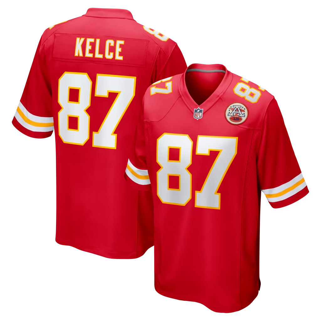 Travis Kelce Merch #87 Kansas City Chiefs Travis Kelce Red Game Jersey Gift For Football Fans 1 - Unicasport Travis Kelce Merch #87 Kansas City Chiefs Travis Kelce Red Game Jersey Gift For Football Fans