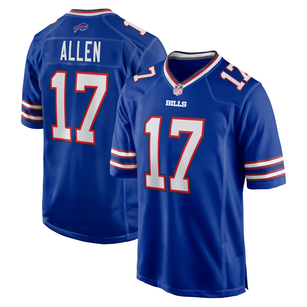 Josh Allen Merch #17 Buffalo Bills Josh Allen Royal Team Game Player Jersey Game Day Gifts 1 - Unicasport Josh Allen Merch #17 Buffalo Bills Josh Allen Royal Team Game Player Jersey Game Day Gifts