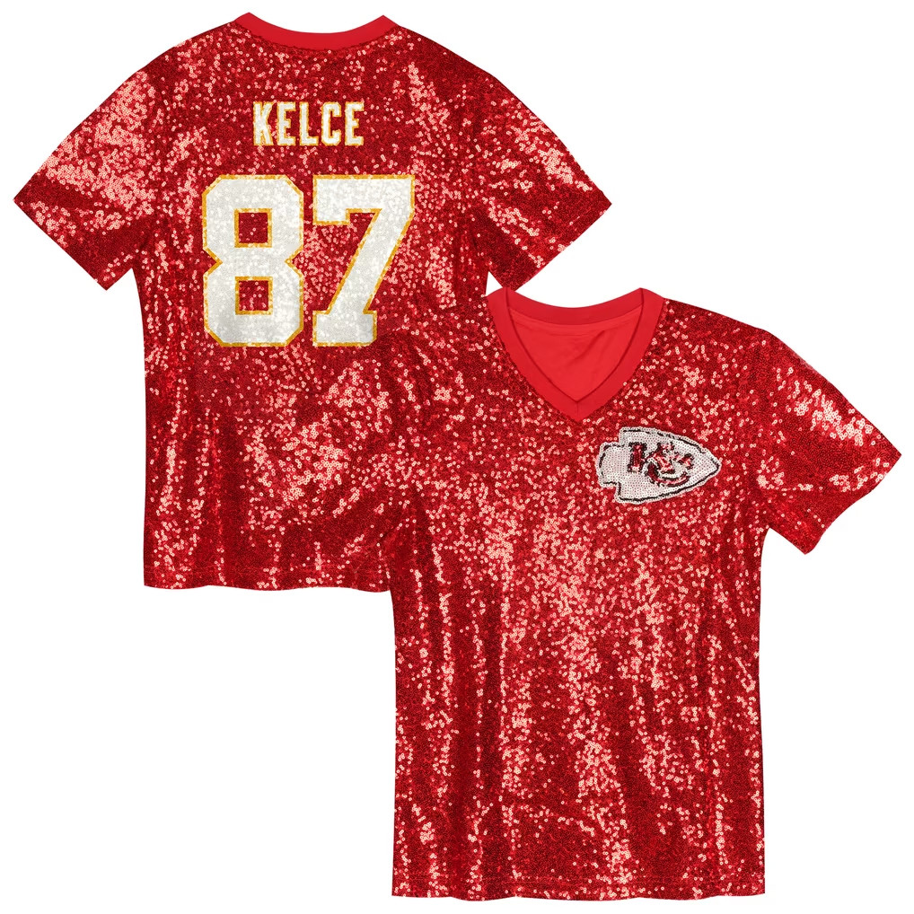 Travis Kelce Merch 2026 Kansas City Chiefs #87 Travis Kelce Red V-Neck Jersey Gift For Fans 1 - Unicasport Travis Kelce Merch 2026 Kansas City Chiefs #87 Travis Kelce Red V-Neck Jersey Gift For Fans