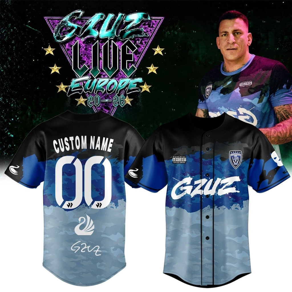 Custom Gzuz Live Europe Tour 2026 Signed Jersey Gzuz Merch Best Gifts For Rap Lovers 1 - Unicasport Custom Gzuz Live Europe Tour 2026 Signed Jersey Gzuz Merch Best Gifts For Rap Lovers