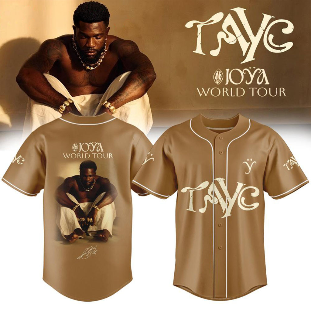 Tayc Merch JOYA TOUR Signature 2026 Baseball Jersey Presents For Music Lovers 1 - Unicasport Tayc Merch JOYA TOUR Signature 2026 Baseball Jersey Presents For Music Lovers