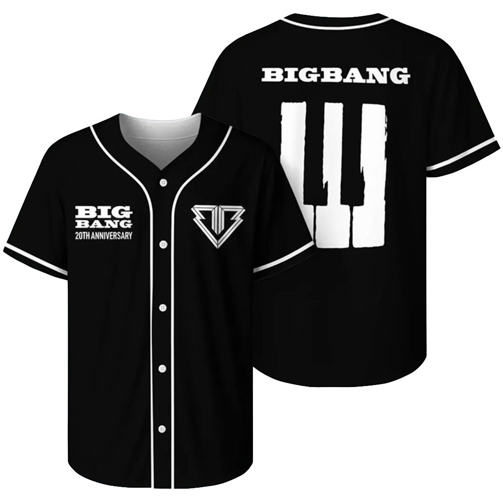 Bigbang 20th Anniversary Kpop Concert Baseball Jersey Bigbang Merch Gifts For Music Lovers 1 - Unicasport Bigbang 20th Anniversary Kpop Concert Baseball Jersey Bigbang Merch Gifts For Music Lovers