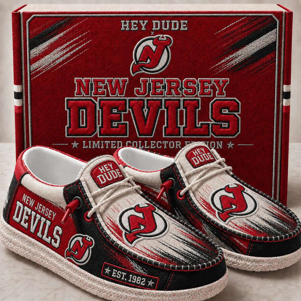 New Jersey Devils Merch Est 1982 NJ Devils Slip-On Loafers Best Gifts For Hockey Fans 1 - Unicasport New Jersey Devils Merch Est 1982 NJ Devils Slip-On Loafers Best Gifts For Hockey Fans