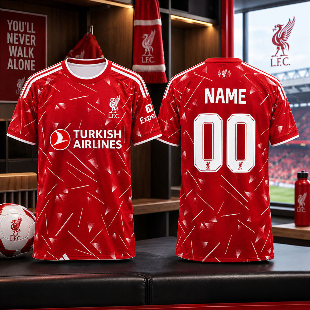 Personalized Liverpool FC Turkish Airlines 2027 28 Home Kit Jersey Shirt LFC Merch Fan Gifts 1 - Unicasport Personalized Liverpool FC Turkish Airlines 2027 28 Home Kit Jersey Shirt LFC Merch Fan Gifts