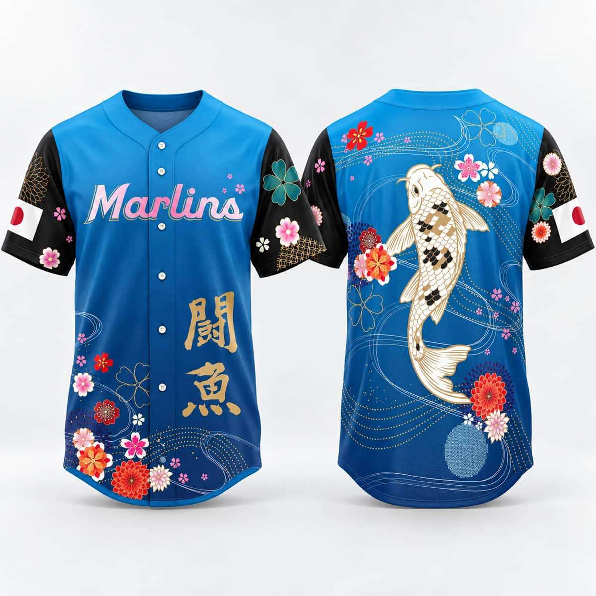 Marlins Japanese Heritage Celebration Jersey 2026 Miami Marlins Merch Gifts For Fans 1 - Unicasport Marlins Japanese Heritage Celebration Jersey 2026 Miami Marlins Merch Gifts For Fans