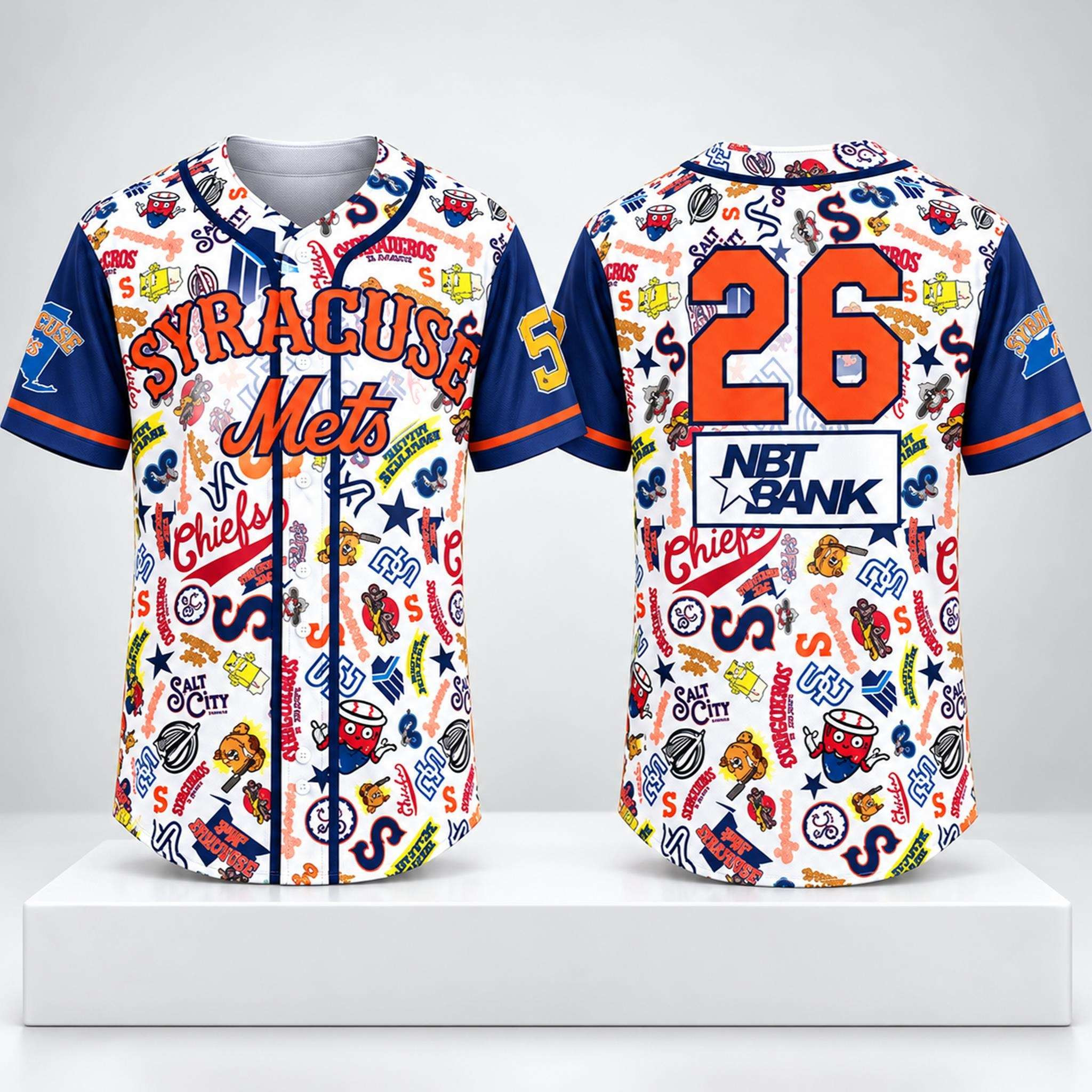 Syracuse Mets Sticker Bomb Jersey 2026 Syracuse Mets Merch Gifts For Baseball Lovers 1 - Unicasport Syracuse Mets Sticker Bomb Jersey 2026 Syracuse Mets Merch Gifts For Baseball Lovers