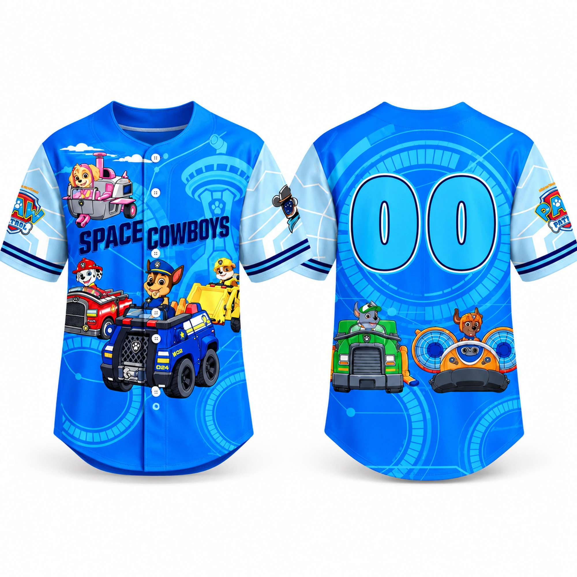 Custom Sugar Land Space Cowboys PAW Patrol Jersey Sugar Land Space Cowboys Merch Fan Gifts 1 - Unicasport Custom Sugar Land Space Cowboys PAW Patrol Jersey Sugar Land Space Cowboys Merch Fan Gifts