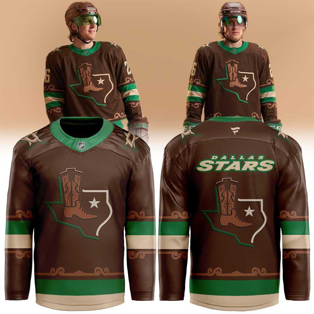 Dallas Stars Cowboy Boot Alternate 2026 Hockey Jersey Dallas Stars Merch Gift For Hockey Fan 1 - Unicasport Dallas Stars Cowboy Boot Alternate 2026 Hockey Jersey Dallas Stars Merch Gift For Hockey Fan