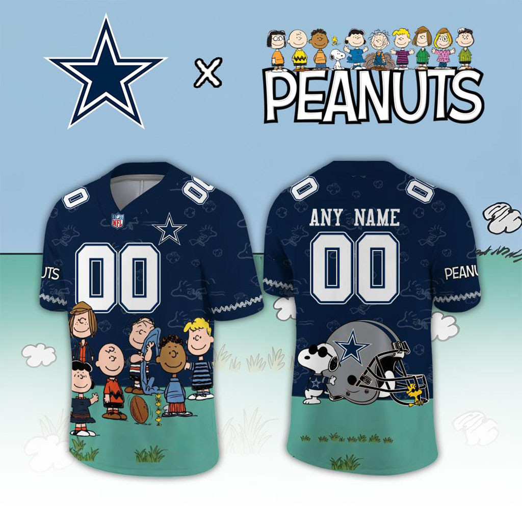 Custom Dallas Cowboys X Peanuts Night 2026 Snoopy Football Jersey Dallas Football Merch 1 - Unicasport Custom Dallas Cowboys X Peanuts Night 2026 Snoopy Football Jersey Dallas Football Merch