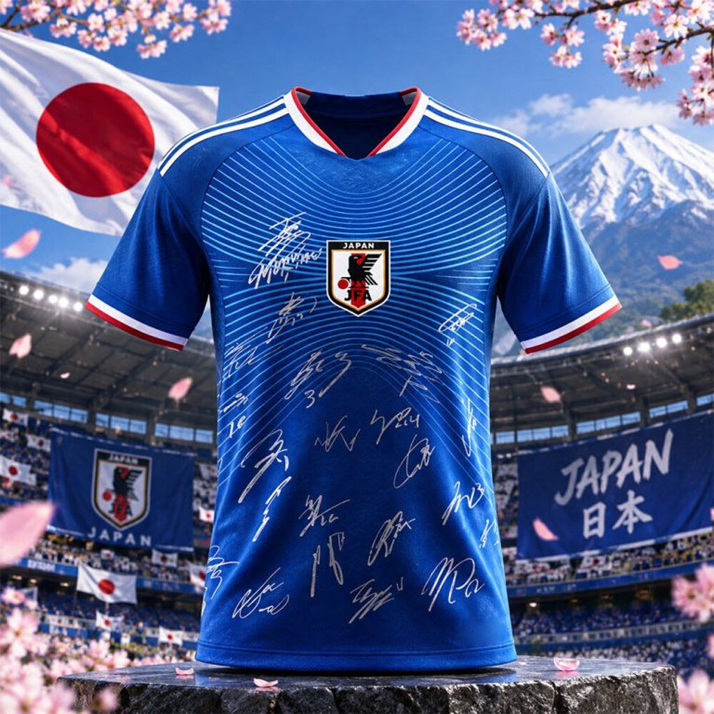 Japan 105th Anniversary Edition 2026 Home Jersey Signature Japan National Team Merch Fan Gifts 1 - Unicasport Japan 105th Anniversary Edition 2026 Home Jersey Signature Japan National Team Merch Fan Gifts