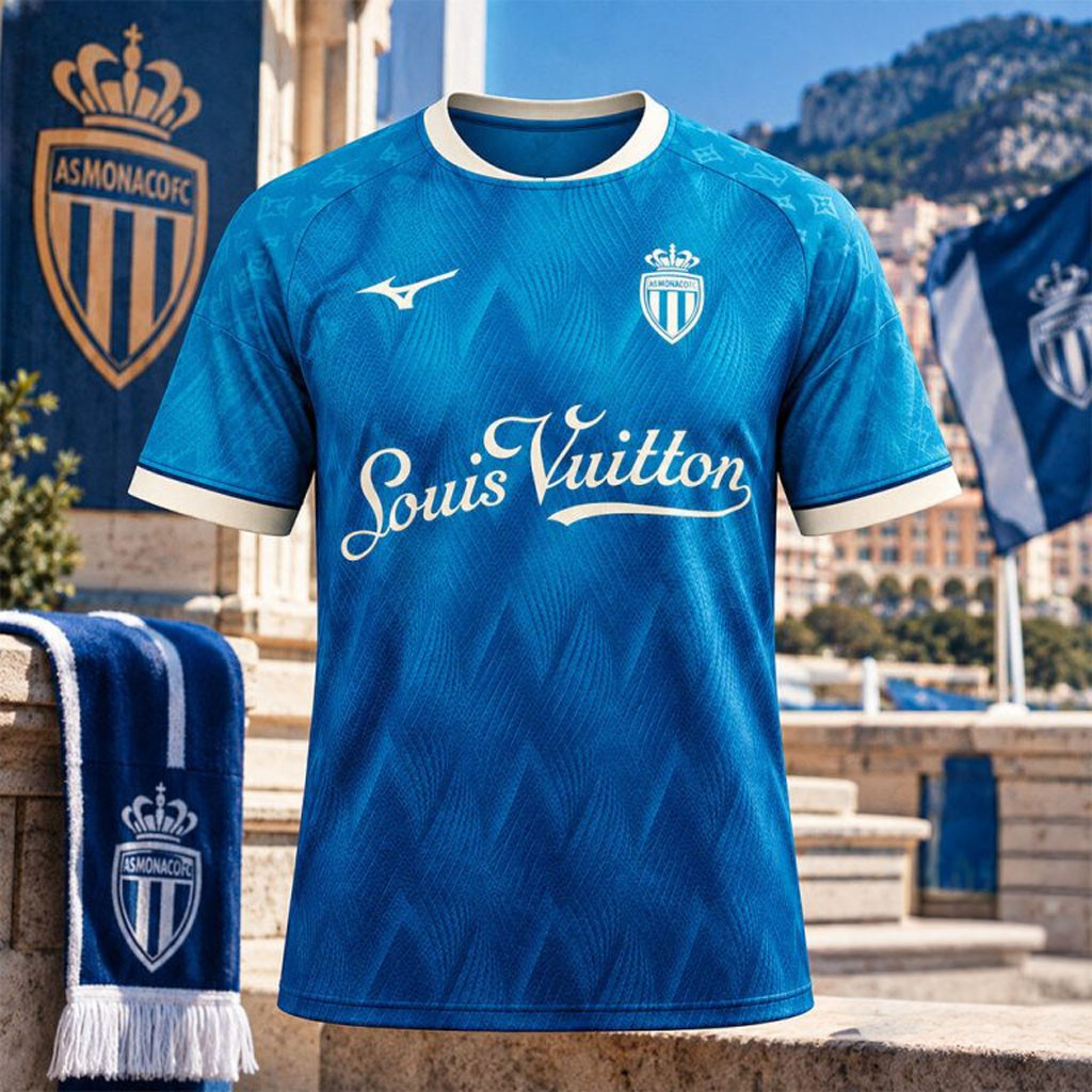 AS Monaco LV Jersey Shirt 2026 AS Monaco Merch Gift Ideas For Football Fans