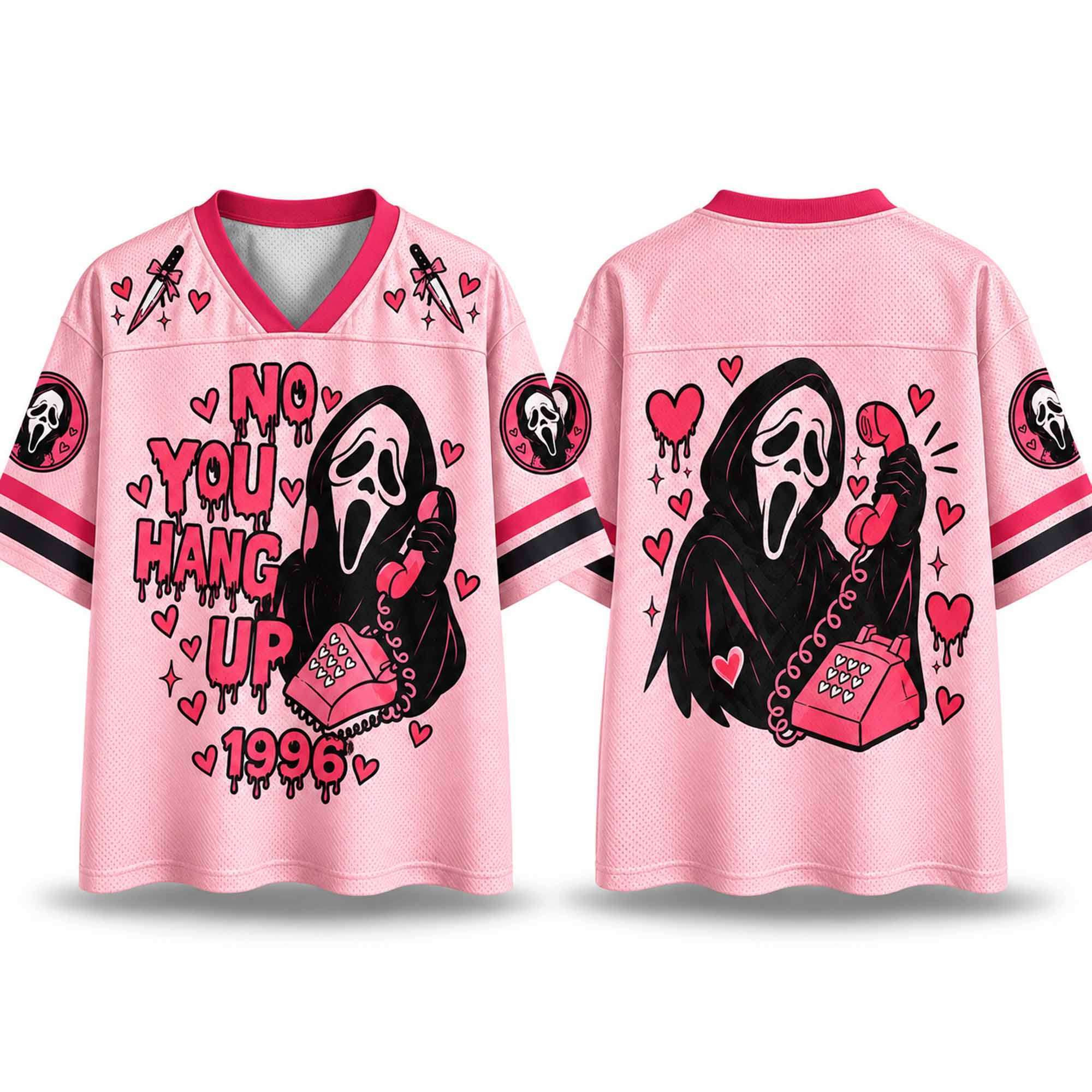 2026 No You Hang Up 1996 Halloween Jersey Ghostface Horror Clothing Present For Girlfriend 1 - Unicasport 2026 No You Hang Up 1996 Halloween Jersey Ghostface Horror Clothing Present For Girlfriend