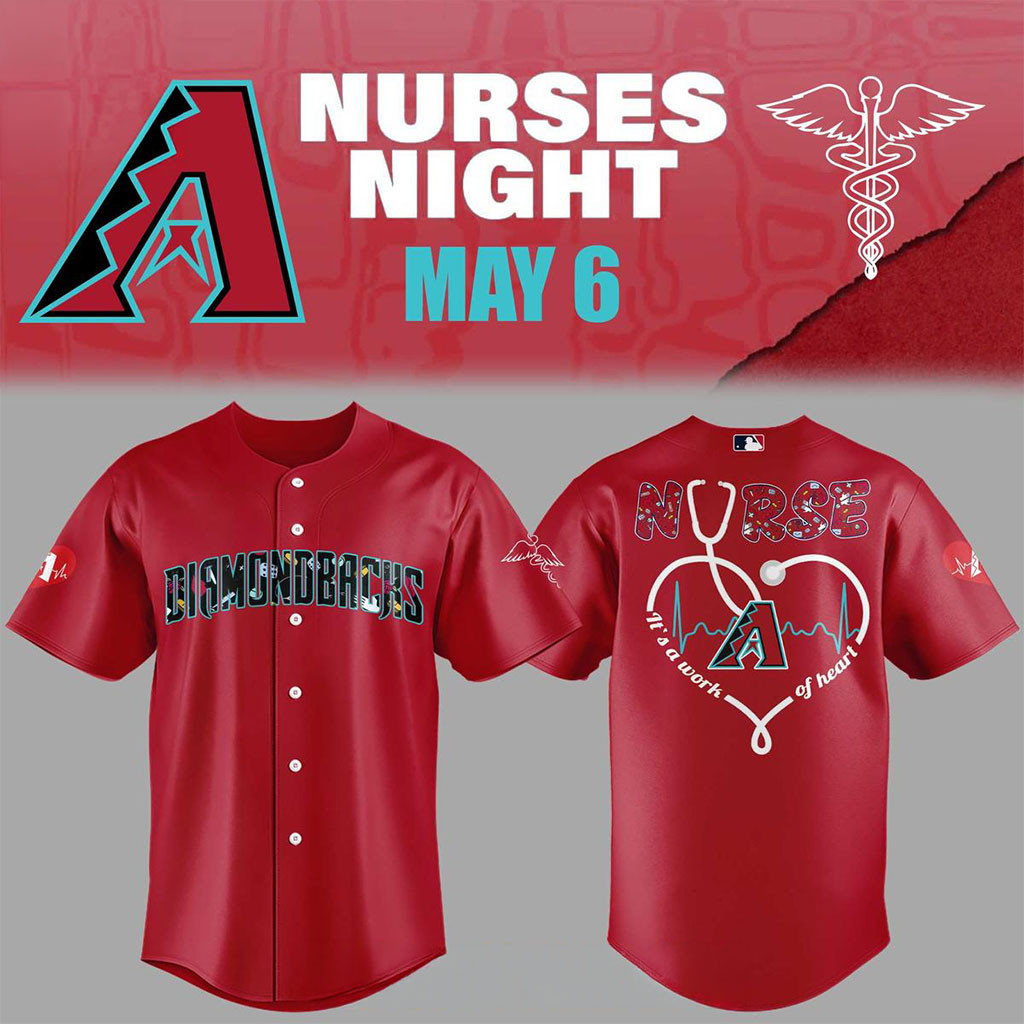 Arizona Diamondbacks 2026 X Nurse Night Appreciation Baseball Jersey Diamondbacks Merch Gifts 1 - Unicasport Arizona Diamondbacks 2026 X Nurse Night Appreciation Baseball Jersey Diamondbacks Merch Gifts