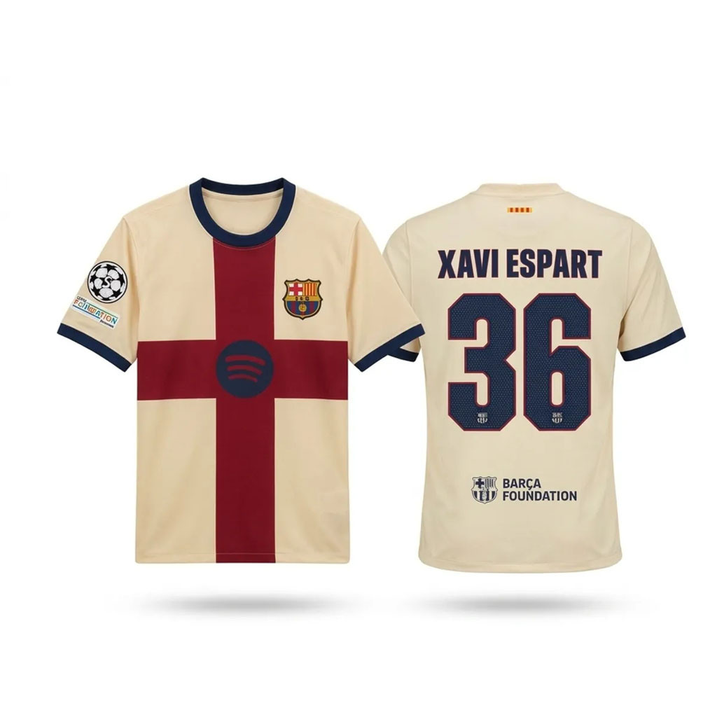 FC Barcelona 2022 23 Third Jersey #36 Xavi Espart Jersey Shirt FC Barcelona Merch Fan Gifts 1 - Unicasport FC Barcelona 2022 23 Third Jersey #36 Xavi Espart Jersey Shirt FC Barcelona Merch Fan Gifts