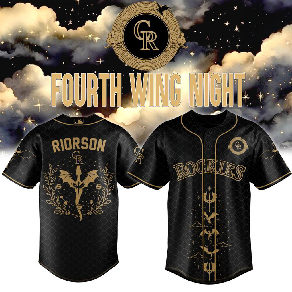 Colorado Rockies X Fourth Wing Night Baseball Jersey Ryan Rolison Jersey Colorado Baseball Merch 1 - Unicasport Colorado Rockies X Fourth Wing Night Baseball Jersey Ryan Rolison Jersey Colorado Baseball Merch