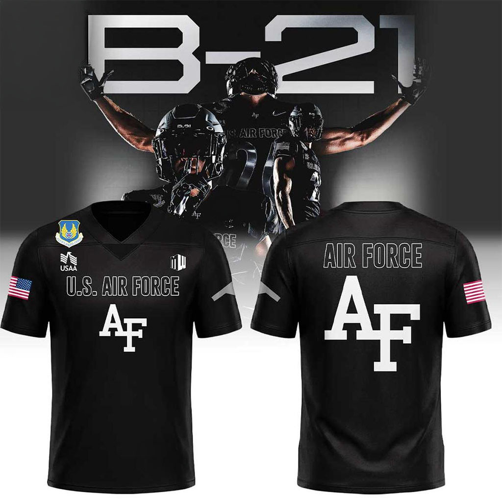 Air Force Falcons Air Power Legacy Series The B-21 Raider Football Jersey USAF Falcons Merch 1 - Unicasport Air Force Falcons Air Power Legacy Series The B-21 Raider Football Jersey USAF Falcons Merch