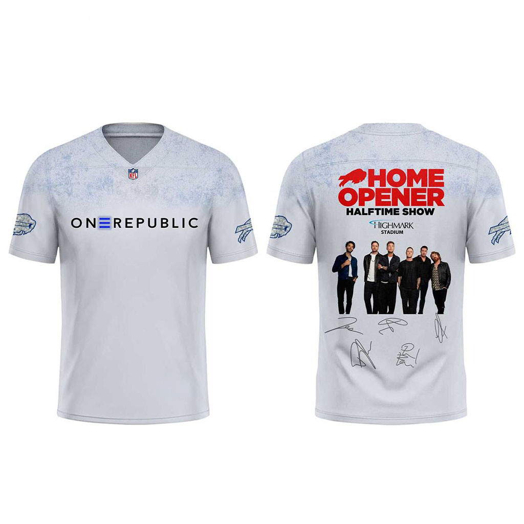 Buffalo Bills X OneRepublic Halftime Show At Highmark Stadium Jersey OneRepublic Tour Merch 1 - Unicasport Buffalo Bills X OneRepublic Halftime Show At Highmark Stadium Jersey OneRepublic Tour Merch