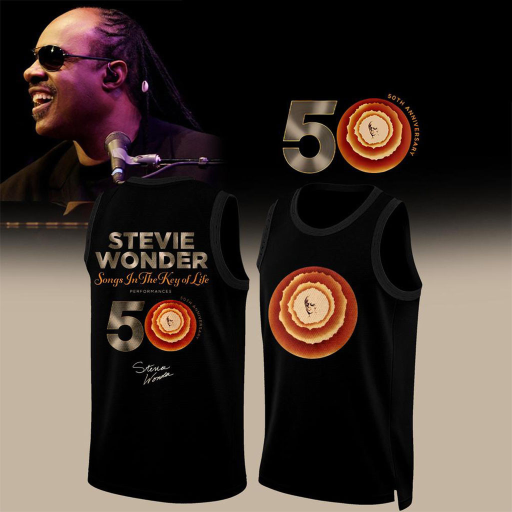 Stevie Wonder Merch 2026 Songs In The Key Of Life 50Th Anniversary Basketball Jersey Black 1 - Unicasport Stevie Wonder Merch 2026 Songs In The Key Of Life 50Th Anniversary Basketball Jersey Black
