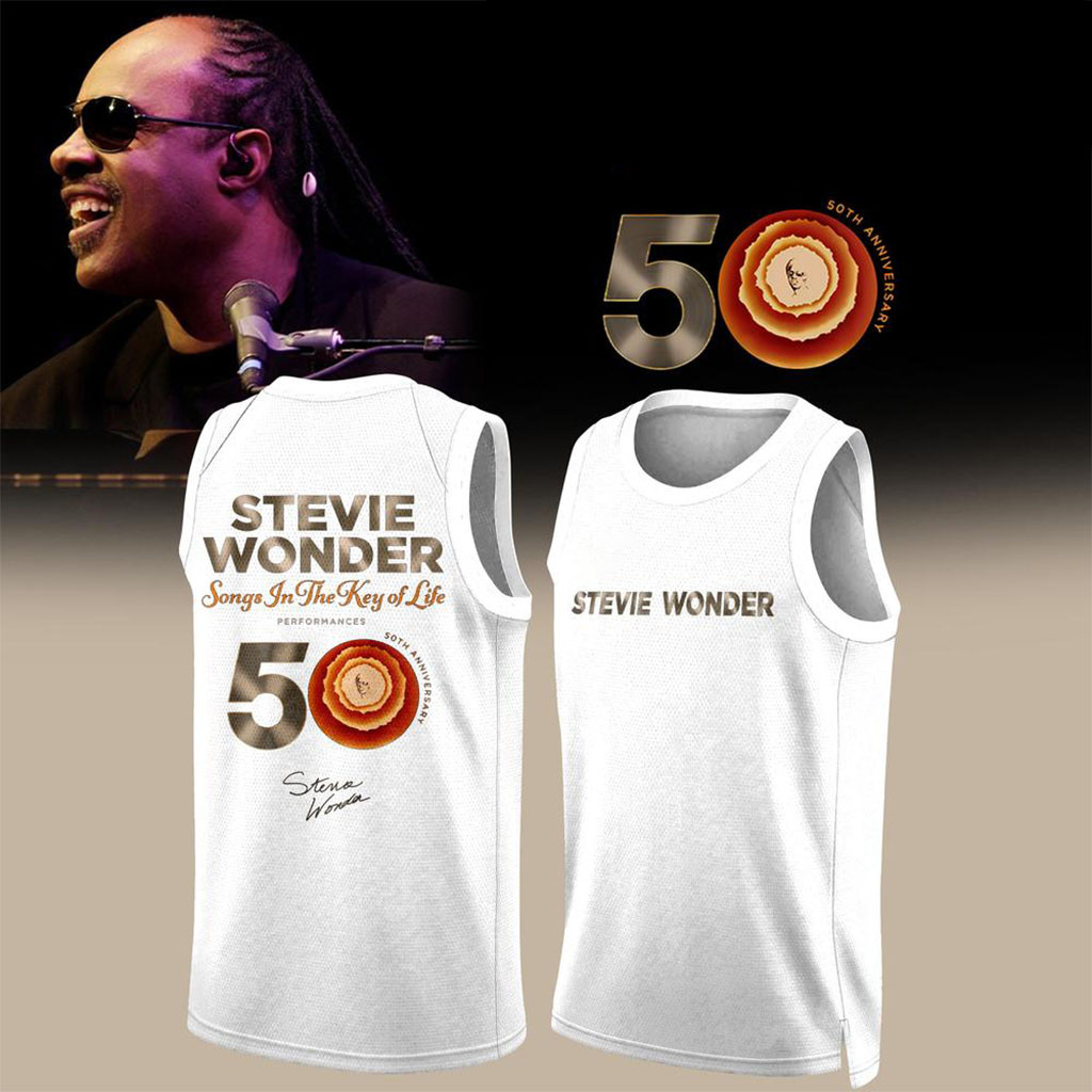 Stevie Wonder Merch Songs In The Key Of Life 50Th Anniversary Basketball Jersey Music Fan Gifts 1 - Unicasport Stevie Wonder Merch Songs In The Key Of Life 50Th Anniversary Basketball Jersey Music Fan Gifts