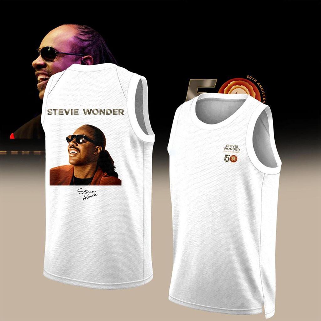 Stevie Wonder Merch Songs In The Key Of Life 50Th Anniversary Signed Basketball Jersey Fan Gift 1 - Unicasport Stevie Wonder Merch Songs In The Key Of Life 50Th Anniversary Signed Basketball Jersey Fan Gift