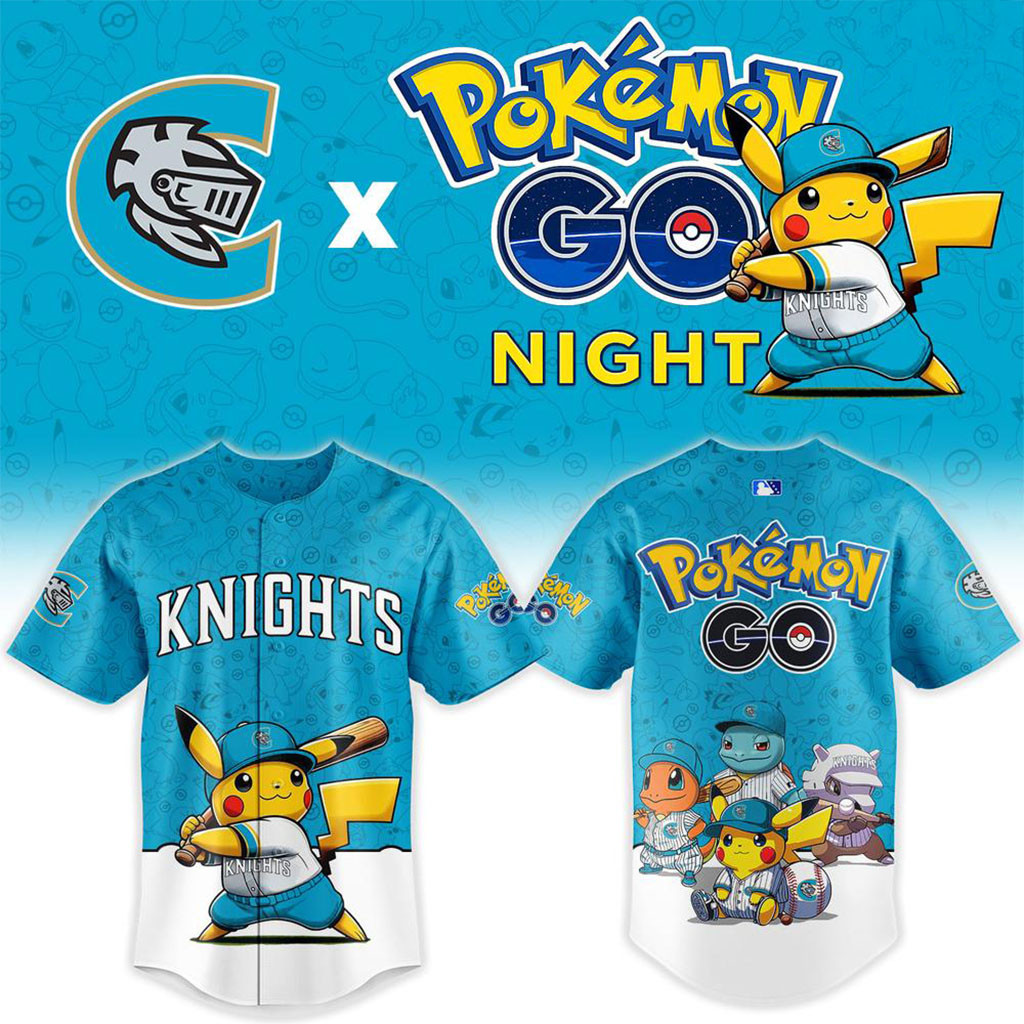 Charlotte Knights x Pokemon GO Night Baseball Jersey Charlotte Knights Merch Gifts For Fan 1 - Unicasport Charlotte Knights x Pokemon GO Night Baseball Jersey Charlotte Knights Merch Gifts For Fan