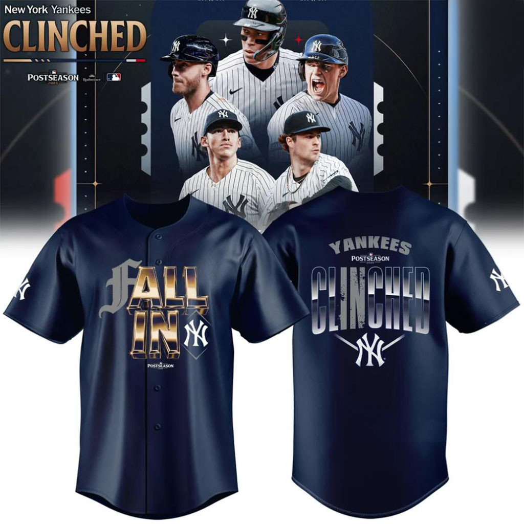 New York Yankees 2026 Postseason Clinched Baseball Jersey NY Yankees Merch Baseball Fan Gear 1 - Unicasport New York Yankees 2026 Postseason Clinched Baseball Jersey NY Yankees Merch Baseball Fan Gear